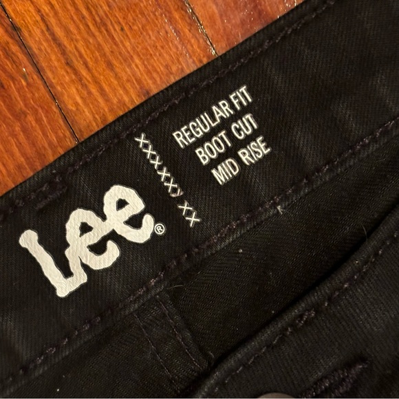 Lee Bootcut Black Jeans 16L - Picture 3 of 3